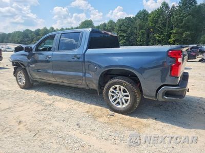 Drugie zdjęcie samochodu z przodu: 2020 CHEVROLET SILVERADO K1500 RST VIN:1GCUYEED8LZ194876 - miniatura