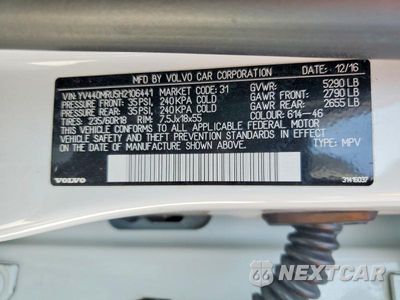 Zdjęcie 13 z 13 samochodu: 2017 VOLVO XC60 T5 INSCRIPTION VIN:YV440MRU5H2106441 - miniatura