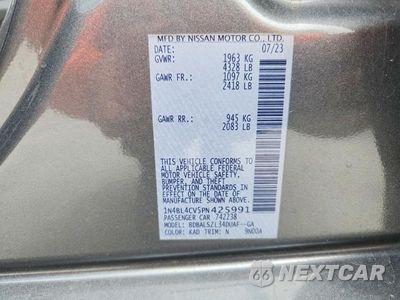 Zdjęcie 13 z 13 samochodu: 2023 NISSAN ALTIMA SR VIN:1N4BL4CV5PN425991 - miniatura
