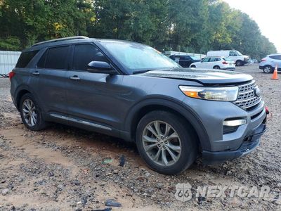 Czwarte zdjęcie samochodu z boku: 2021 FORD EXPLORER LIMITED VIN:1FMSK7FH6MGB33668 - miniatura
