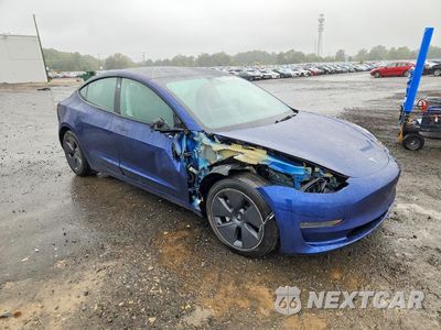 Czwarte zdjęcie samochodu z boku: 2023 TESLA MODEL 3 VIN:5YJ3E1EAXPF509207 - miniatura