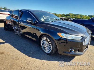 Czwarte zdjęcie samochodu z boku: 2014 FORD FUSION TITANIUM VIN:3FA6P0D99ER348343 - miniatura