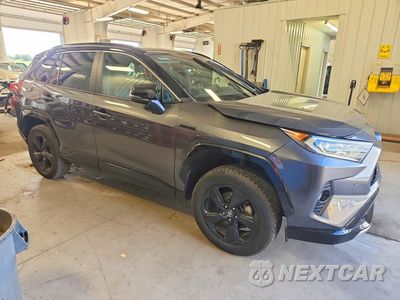 Czwarte zdjęcie samochodu z boku: 2021 TOYOTA RAV4 XSE VIN:4T3E6RFV0MU010797 - miniatura