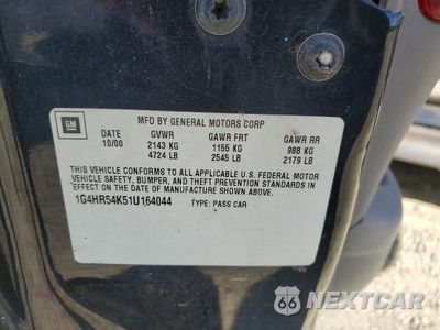 Zdjęcie 12 z 12 samochodu: 2001 BUICK LESABRE LIMITED VIN:1G4HR54K51U164044 - miniatura