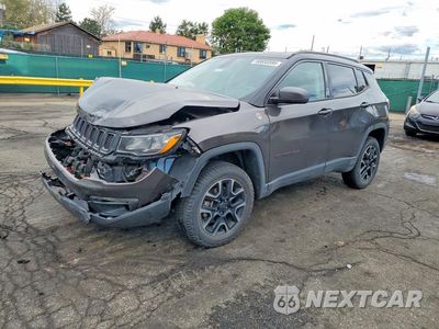 2019 JEEP COMPASS TRAILHAWK 3C4NJDDB8KT617917 - główne zdjęcie licytacji z USA - miniatura