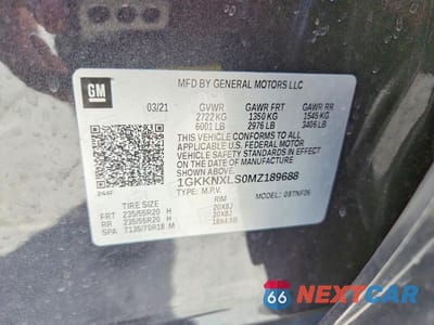 Zdjęcie 12 z 12 samochodu: 2021 GMC ACADIA DENALI VIN:1GKKNXLS0MZ189688 - miniatura