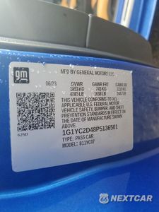 Zdjęcie 12 z 12 samochodu: 2023 CHEVROLET CORVETTE STINGRAY 3LT VIN:1G1YC2D48P5136501 - miniatura