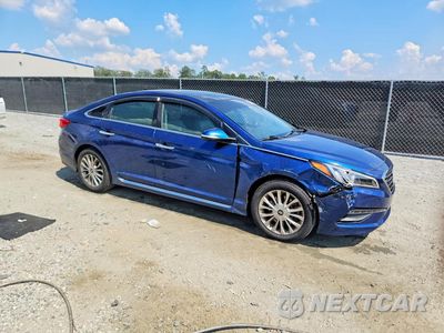Czwarte zdjęcie samochodu z boku: 2015 HYUNDAI SONATA LIMITED VIN:5NPE34AF2FH064415 - miniatura