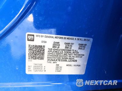 Zdjęcie 13 z 13 samochodu: 2025 CHEVROLET EQUINOX RS VIN:3GNAXTEG5SL123409 - miniatura