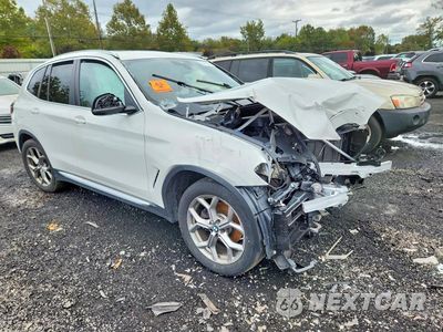 Czwarte zdjęcie samochodu z boku: 2022 BMW X3 XDRIVE30I VIN:5UX53DP06N9J97834 - miniatura