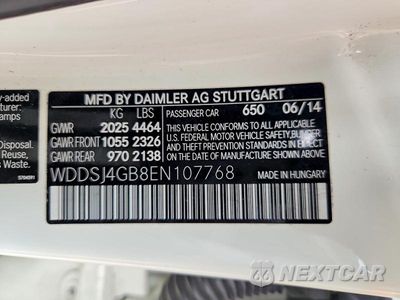 Zdjęcie 13 z 13 samochodu: 2014 MERCEDES-BENZ CLA 250 4MATIC VIN:WDDSJ4GB8EN107768 - miniatura