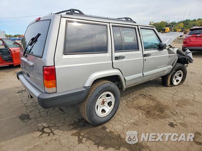 Trzecie zdjęcie samochodu z tyłu: 2000 JEEP CHEROKEE SPORT VIN:1J4FF48S0YL155965 - miniatura