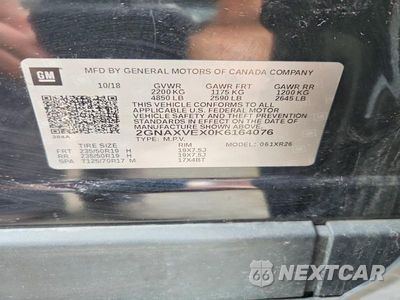 Zdjęcie 13 z 13 samochodu: 2019 CHEVROLET EQUINOX LT VIN:2GNAXVEX0K6164076 - miniatura