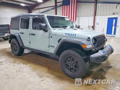 Czwarte zdjęcie samochodu z boku: 2024 JEEP WRANGLER 4XE VIN:1C4RJXN64RW127368 - miniatura
