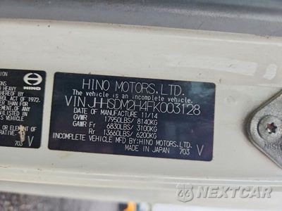 Zdjęcie 12 z 12 samochodu: 2015 HINO 195 BOX TRUCK VIN:JHHSDM2H4FK003128 - miniatura