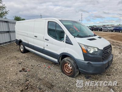 Czwarte zdjęcie samochodu z boku: 2015 FORD TRANSIT 250 DELIVERY VAN VIN:1FTNR2ZM3FKA77164 - miniatura