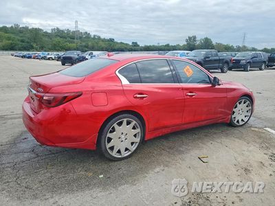 Trzecie zdjęcie samochodu z tyłu: 2022 INFINITI Q50 LUXE VIN:JN1EV7BR0NM342336 - miniatura