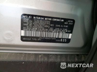 Zdjęcie 13 z 13 samochodu: 2022 MITSUBISHI OUTLANDER ES VIN:JA4J4TA86NZ073059 - miniatura