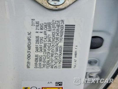 Zdjęcie 12 z 12 samochodu: 2018 HONDA ACCORD EXL VIN:1HGCV1F54JA083291 - miniatura