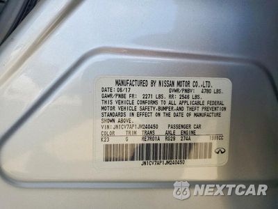 Zdjęcie 12 z 12 samochodu: 2018 INFINITI Q50 2.0T PURE VIN:JN1CV7AP1JM240450 - miniatura