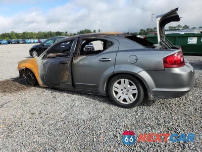 Drugie zdjęcie samochodu z przodu: 2012 DODGE AVENGER SE VIN:1C3CDZAB2CN194273 - miniatura