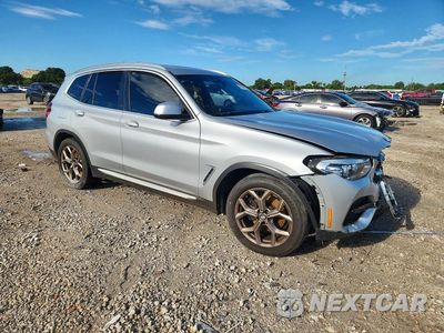 Czwarte zdjęcie samochodu z boku: 2021 BMW X3 SDRIVE30I VIN:5UXTY3C07M9H17369 - miniatura