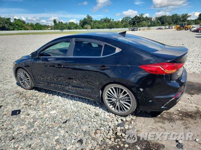 Drugie zdjęcie samochodu z przodu: 2018 HYUNDAI ELANTRA SPORT VIN:KMHD04LBXJU508133 - miniatura
