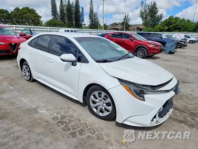 Czwarte zdjęcie samochodu z boku: 2020 TOYOTA COROLLA LE VIN:5YFEPRAE1LP118780 - miniatura