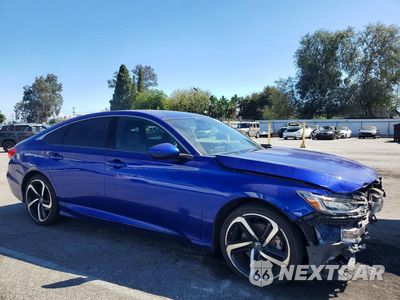 Czwarte zdjęcie samochodu z boku: 2020 HONDA ACCORD SPORT VIN:1HGCV1F36LA032943 - miniatura