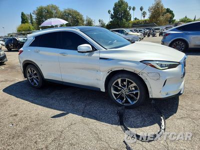 Czwarte zdjęcie samochodu z boku: 2021 INFINITI QX50 AUTOGRAPH VIN:3PCAJ5DA2MF127325 - miniatura