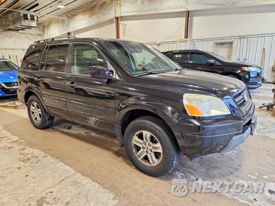 Czwarte zdjęcie samochodu z boku: 2005 HONDA PILOT EXL VIN:5FNYF185X5B052574 - miniatura