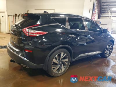 Trzecie zdjęcie samochodu z tyłu: 2018 NISSAN MURANO PLATINUM VIN:5N1AZ2MG9JN111031 - miniatura