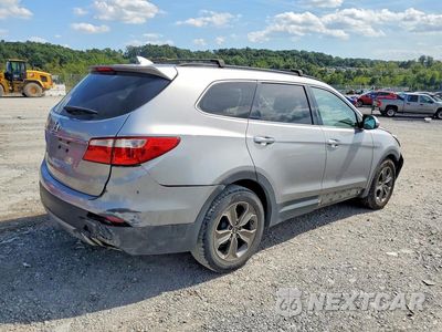 Trzecie zdjęcie samochodu z tyłu: 2014 HYUNDAI SANTA FE GLS VIN:KM8SM4HF1EU052343 - miniatura