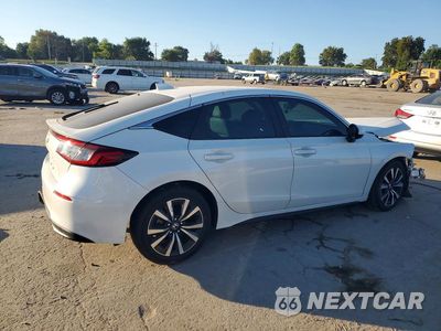 Trzecie zdjęcie samochodu z tyłu: 2023 HONDA CIVIC EXL VIN:19XFL1H79PE015235 - miniatura