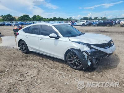 Czwarte zdjęcie samochodu z boku: 2022 HONDA CIVIC SPORT TOURING VIN:19XFL1H85NE004092 - miniatura