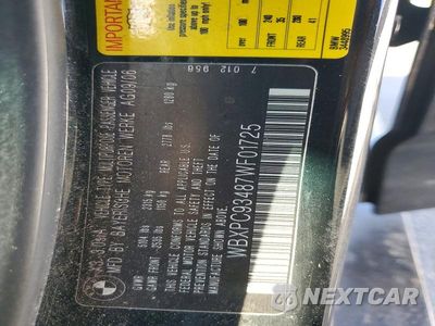 Zdjęcie 13 z 13 samochodu: 2007 BMW X3 3.0SI VIN:WBXPC93487WF01725 - miniatura