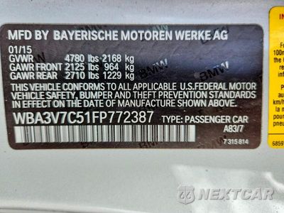 Zdjęcie 13 z 13 samochodu: 2015 BMW 428 I SULEV VIN:WBA3V7C51FP772387 - miniatura