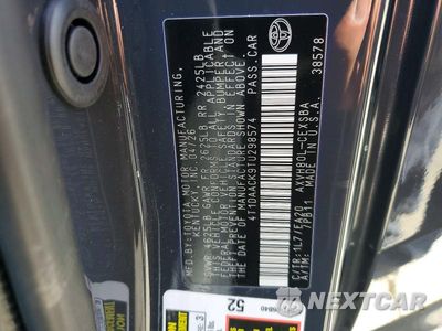 Zdjęcie 13 z 13 samochodu: 2026 TOYOTA CAMRY SE VIN:4T1DAACK9TU298574 - miniatura