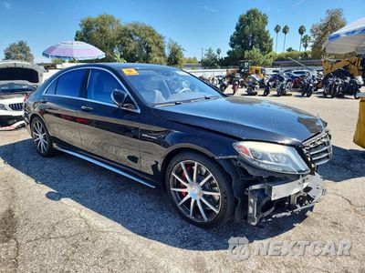 Czwarte zdjęcie samochodu z boku: 2015 MERCEDES-BENZ S 63 AMG VIN:WDDUG7JBXFA162264 - miniatura