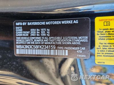 Zdjęcie 12 z 12 samochodu: 2015 BMW 428 I VIN:WBA3N3C58FK234159 - miniatura