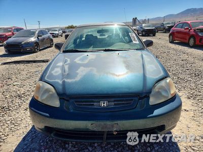 Piąte zdjęcie samochodu w środku: 1998 HONDA CIVIC DX VIN:1HGEJ6225WL018037 - miniatura