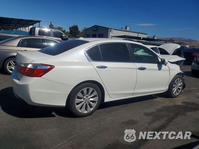 Trzecie zdjęcie samochodu z tyłu: 2013 HONDA ACCORD EXL VIN:1HGCR2F86DA006107 - miniatura