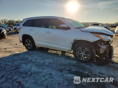 Czwarte zdjęcie samochodu z boku: 2016 TOYOTA HIGHLANDER XLE VIN:5TDJKRFH9GS238727 - miniatura