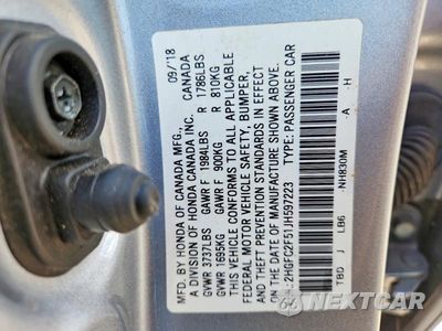 Zdjęcie 12 z 12 samochodu: 2018 HONDA CIVIC LX VIN:2HGFC2F51JH597223 - miniatura