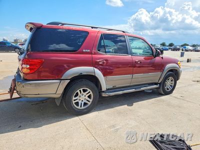 Trzecie zdjęcie samochodu z tyłu: 2004 TOYOTA SEQUOIA SR5 VIN:5TDZT34A54S220479 - miniatura