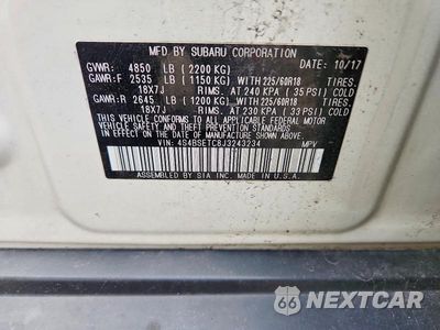 Zdjęcie 12 z 12 samochodu: 2018 SUBARU OUTBACK TOURING VIN:4S4BSETC8J3243234 - miniatura