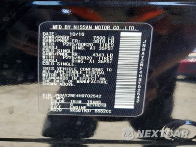 Zdjęcie 14 z 14 samochodu: 2017 NISSAN ARMADA PLATINUM VIN:JN8AY2NE4H9702542 - miniatura