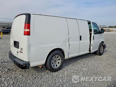 Trzecie zdjęcie samochodu z tyłu: 2014 GMC SAVANA G1500 VIN:1GTS7AFX2E1150742 - miniatura