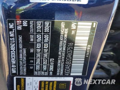 Zdjęcie 13 z 13 samochodu: 2016 MERCEDES-BENZ GLE 350 VIN:4JGDA5JB2GA637516 - miniatura