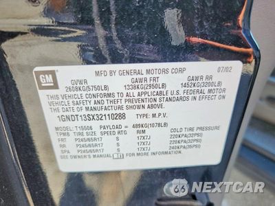 Zdjęcie 14 z 14 samochodu: 2003 CHEVROLET TRAILBLAZER VIN:1GNDT13SX32110288 - miniatura